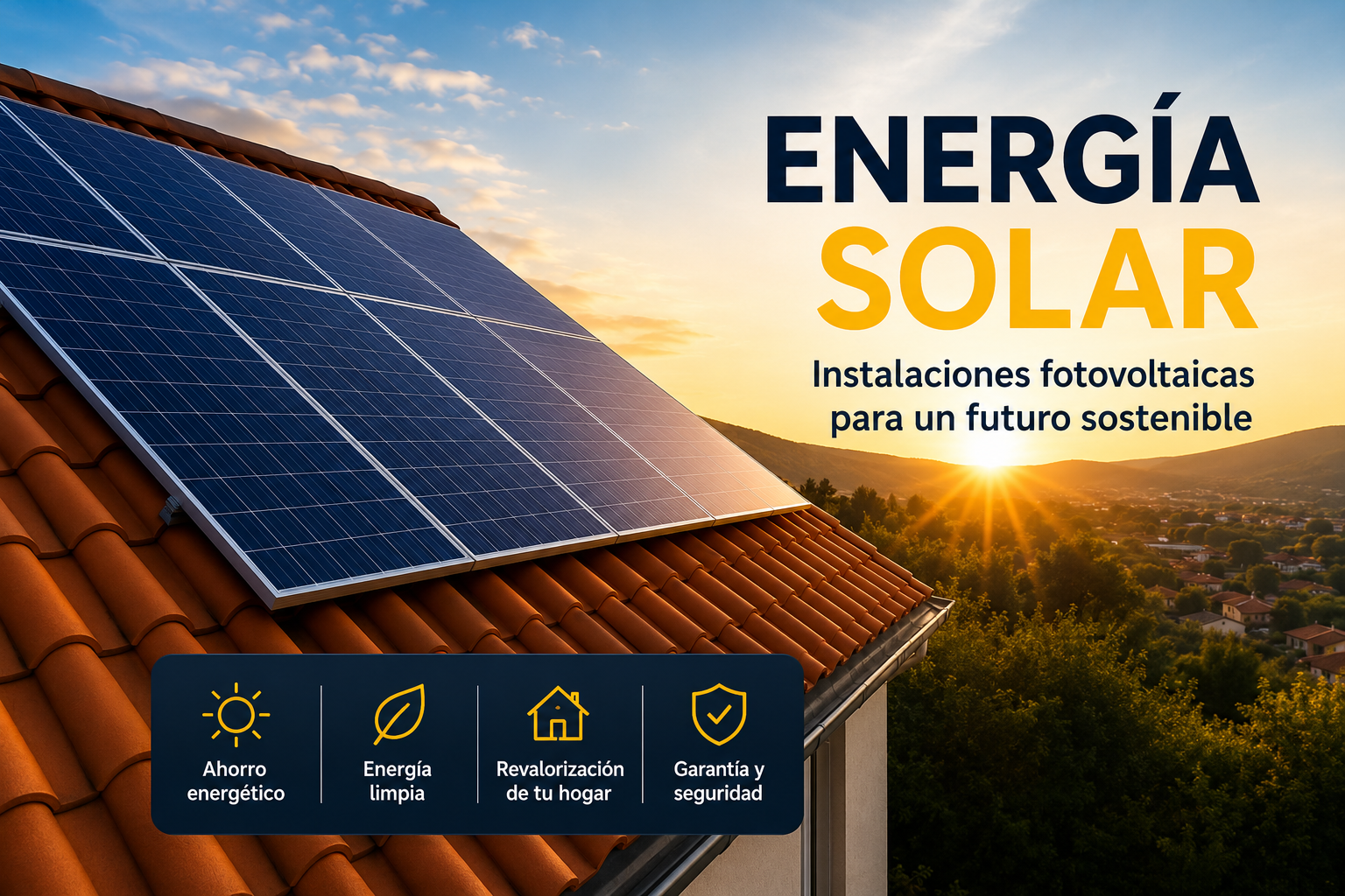 Instalación solar fotovoltaica